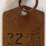 Room Key Tourist Hotel 1960s